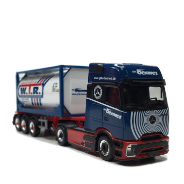 Mercedes Benz, Actros L ProCabin Gigaspace, semi-remorque porte-conteneur, Bermes - HERPA 320443 - HO 1/87