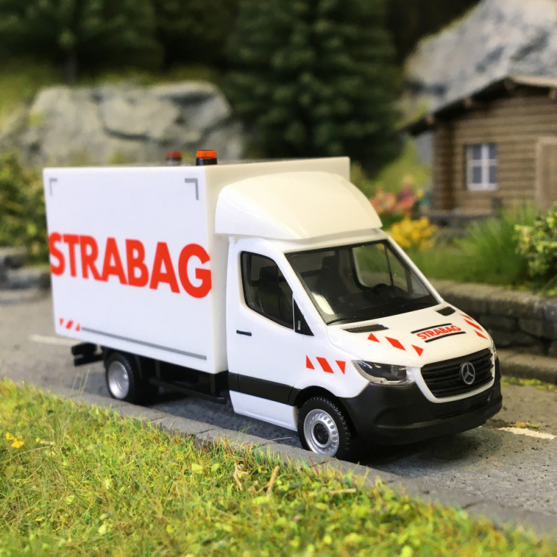 Mercedes Benz, Sprinter '18, STRABAG, Autriche - HERPA 098939 - HO 1/87