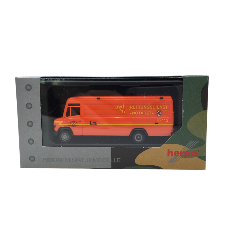 Mercedes Benz Vario, Service de secours des forces armées allemandes, Médecin urgentiste Hambourg - HERPA 700894 - HO 1/87
