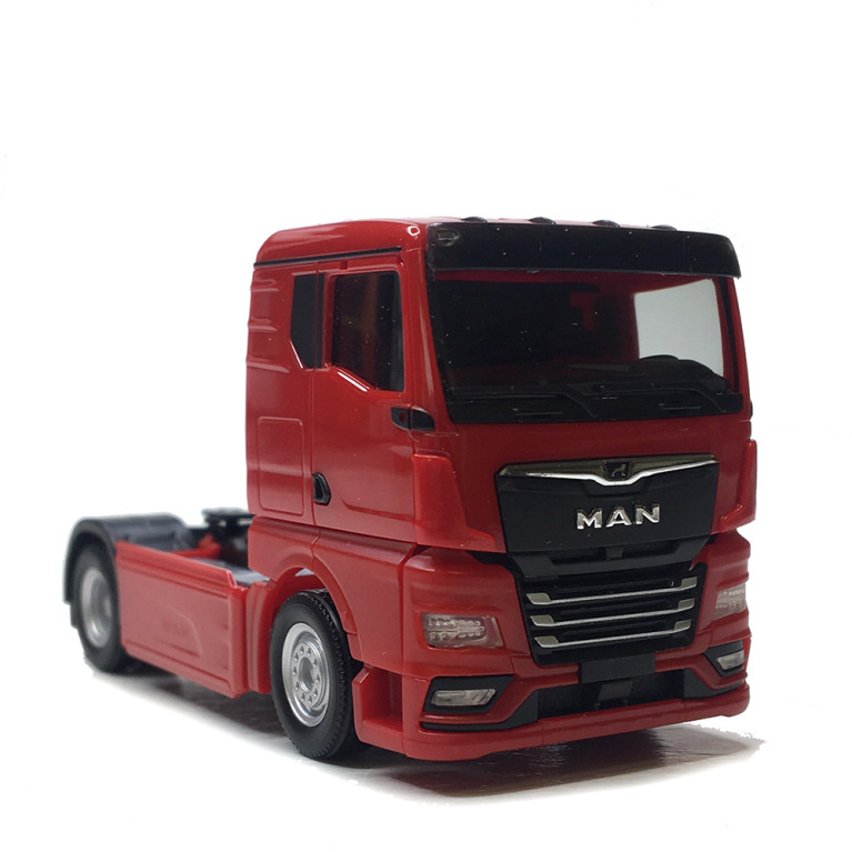 MAN TGX GN, tracteur porteur, 2 essieux, rouge  - HERPA 320542 - HO 1/87