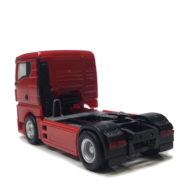 MAN TGX GN, tracteur porteur, 2 essieux, rouge  - HERPA 320542 - HO 1/87