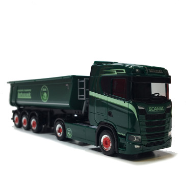 Scania, CS 20 ND, semi-remorque benne, Latussek - HERPA 320337 - HO 1/87