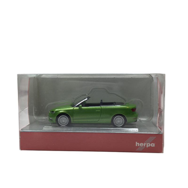 Audi A3, cabriolet, vert - HERPA 038300-003 - HO 1/87
