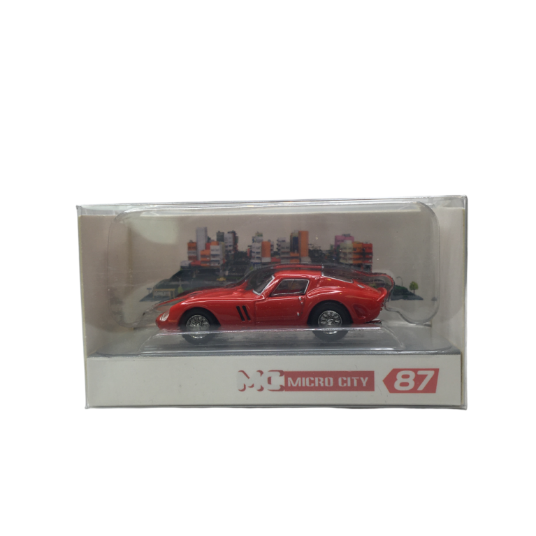 MicroCity, Ferrari 250 GTO, rouge, 1962 - HERPA 87MC000057 - HO 1/87