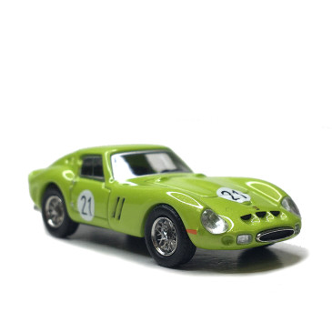 MicroCity, Ferrari 250 GTO, 21, vert, 1962 - HERPA 87MC000059 - HO 1/87