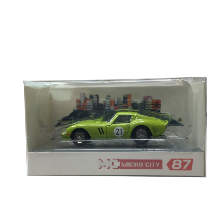 MicroCity, Ferrari 250 GTO, 21, vert, 1962 - HERPA 87MC000059 - HO 1/87