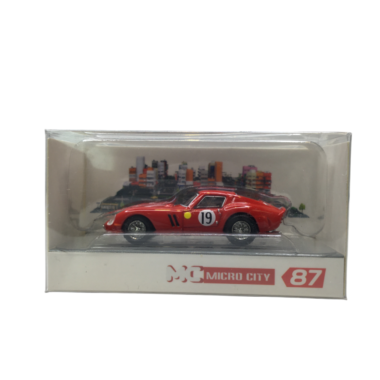 MicroCity, Ferrari 250 GTO, 19, rouge, 1962 - HERPA 87MC000062 - HO 1/87
