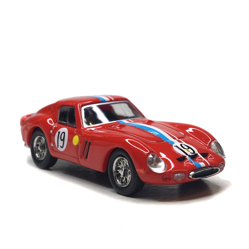 MicroCity, Ferrari 250 GTO, 19, rouge, 1962 - HERPA 87MC000062 - HO 1/87