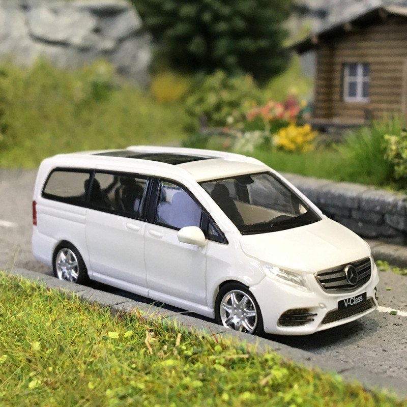 MicroCity, Mercedes Benz Classe V, blanc - HERPA 87MC000077 - HO 1/87