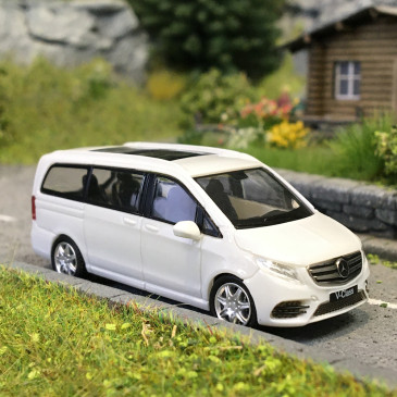MicroCity, Mercedes Benz Classe V, blanc - HERPA 87MC000077 - HO 1/87