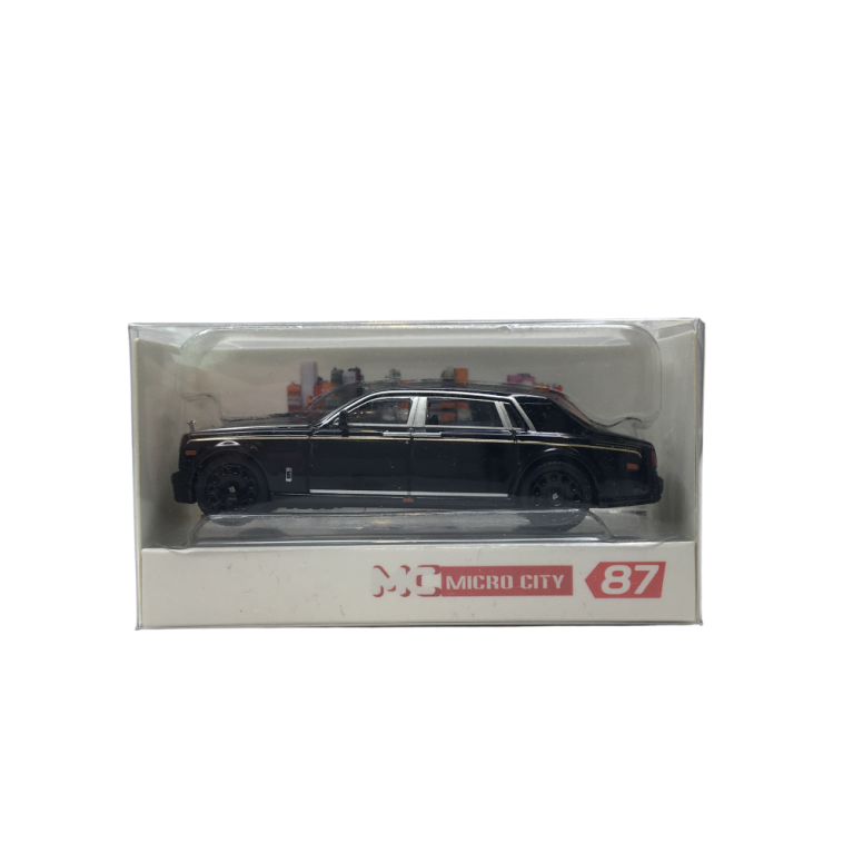 MicroCity, Rolls Royce Phantom, noir - HERPA 87MC000063 - HO 1/87