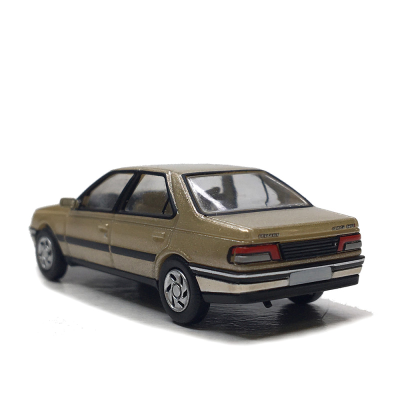 Peugeot 405, berline SRI phase 1, beige, 1987 - SAI 6380 - HO 1/87