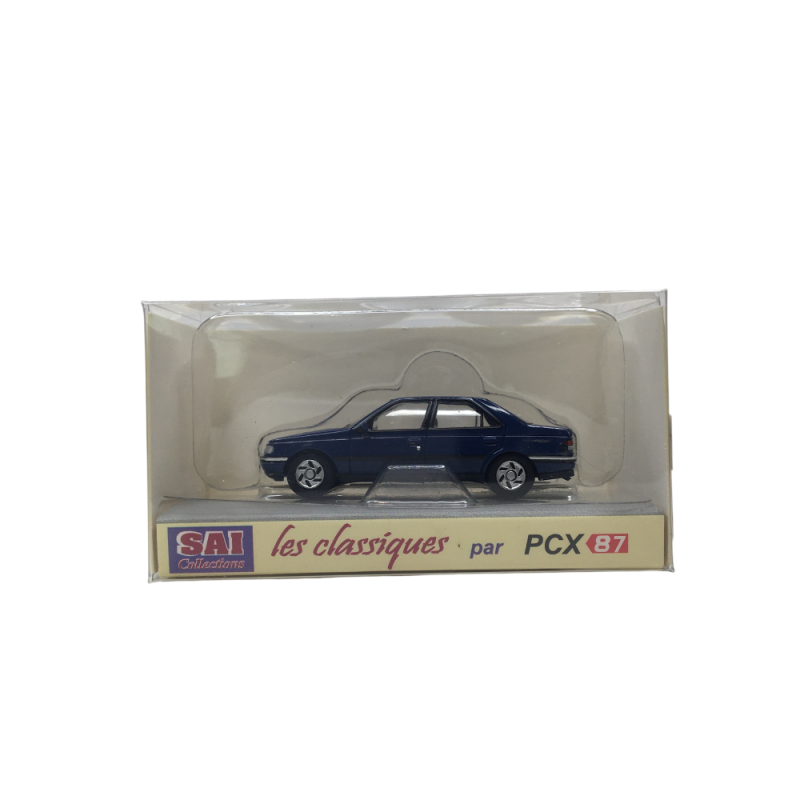 Peugeot 405, berline SRI phase 1, bleu d'Arabie, 1987 - SAI 6382 - HO 1/82