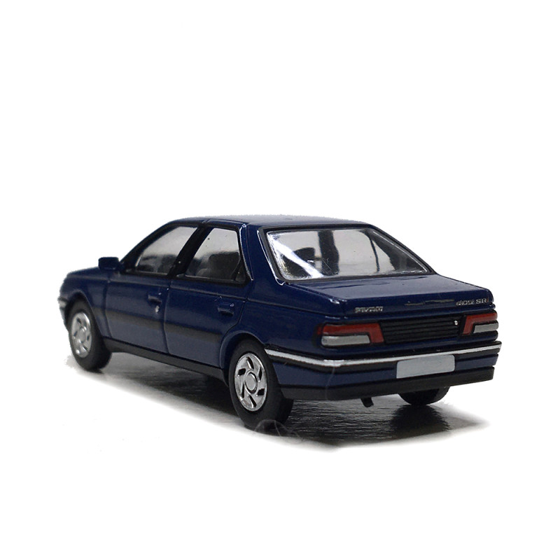 Peugeot 405, berline GRI phase 1, bleu d'Arabie, 1987 - SAI 6382 - HO 1/87