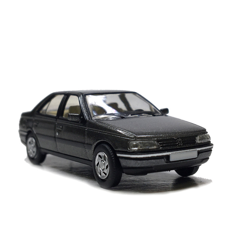 Peugeot 405, berline SRI phase 1, gris château, 1987 - SAI 6384 - HO 1/82