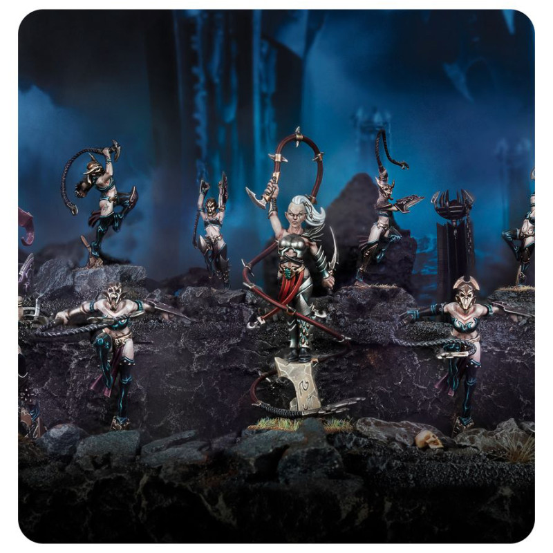 Warhammer Age of Sigmar, Régiment de Renom, Daughters of Khaine, le Fouet Pourpre - WARHAMMER 99120212044 85-25