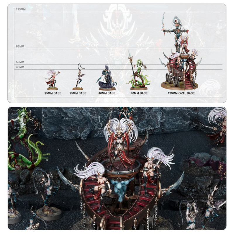 Warhammer Age of Sigmar, Fer de lance, Daughters of Khaine, Coterie de l'Ombre Khainite - WARHAMMER 99120212043 70-852