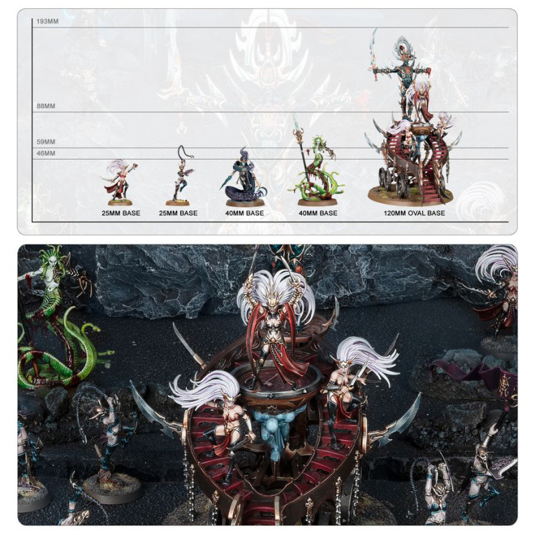 Warhammer Age of Sigmar, Fer de lance, Daughters of Khaine, Coterie de l'Ombre Khainite - WARHAMMER 99120212043 70-852