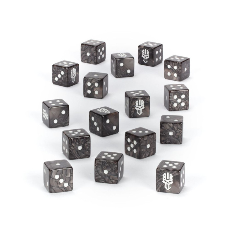 Warhammer 40.000, Set de dés, Chaos Space Marines, Iron Warriors - WARHAMMER 99220102023 42-17