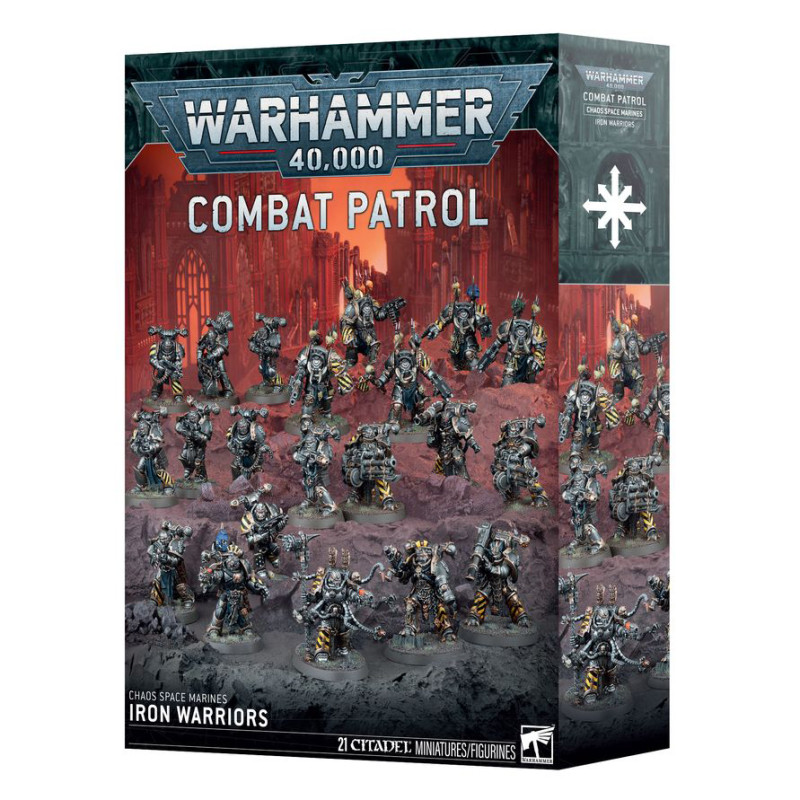 Warhammer 40.000, Patrouille, Chaos Space Marines, Iron Warriors - WARHAMMER 99120102228 73-434