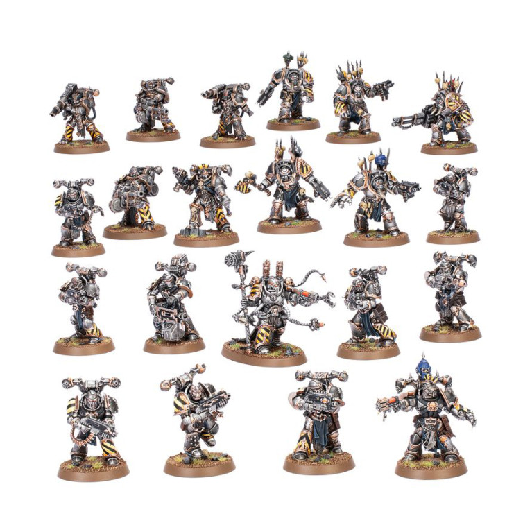 Warhammer 40.000, Patrouille, Chaos Space Marines, Iron Warriors - WARHAMMER 99120102228 73-434