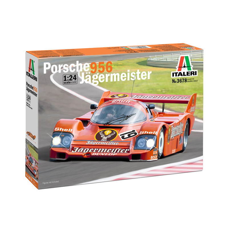 Porsche 956, Jägermeister - ITALERI 3678 - 1/24