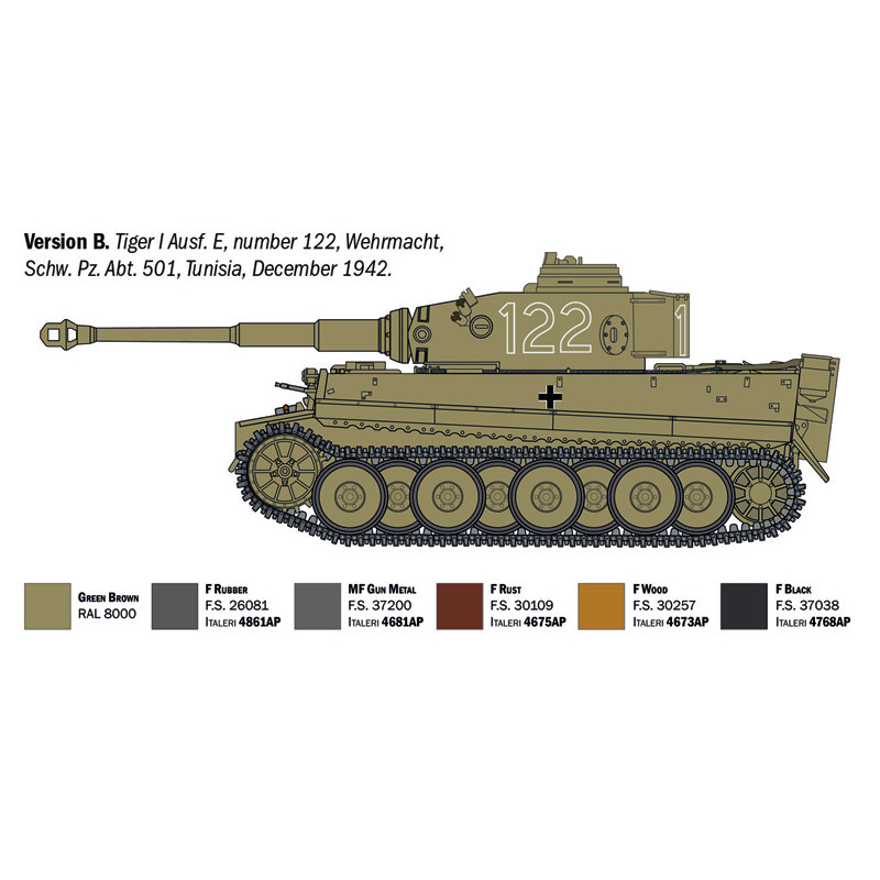 Pz. Kpfw. VI Tigre I Ausf. H - ITALERI 6767 - 1/35
