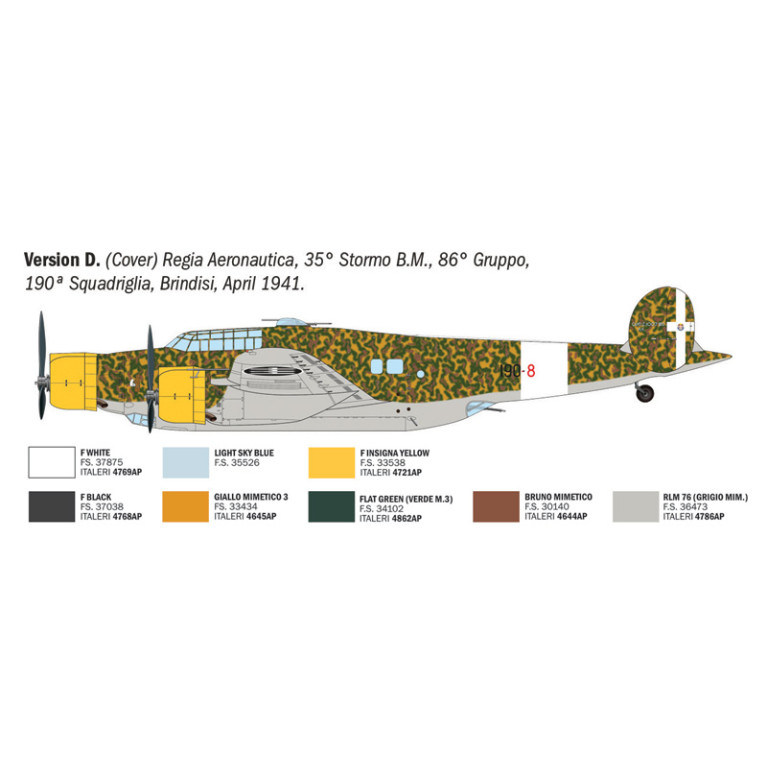 CANT Z.1007bis Alcione - ITALERI 1479 - 1/72