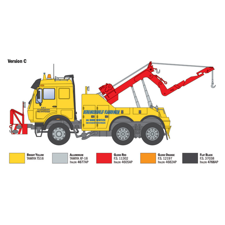 Mercedes Benz, dépanneur - ITALERI 93808 - 1/24