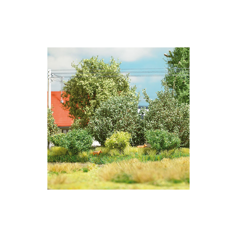 3 Buissons, été - BUSCH 3607 - HO 1/87