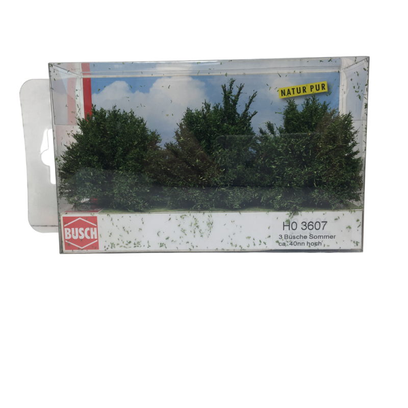 3 Buissons, été - BUSCH 3607 - HO 1/87