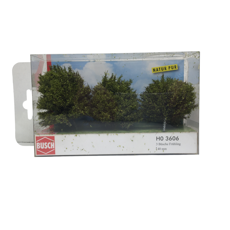3 Buissons, printemps - BUSCH 3606 - HO 1/87