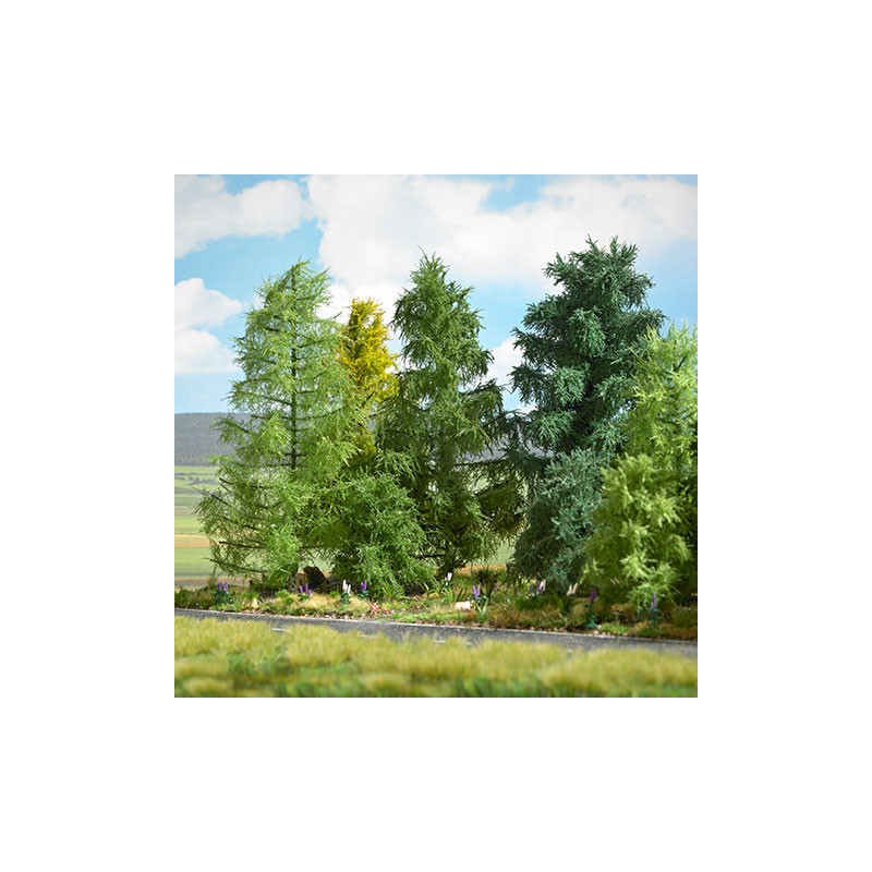 Mélèze, 210mm, bicolore de fin d'été - BUSCH 3813 - HO 1/87