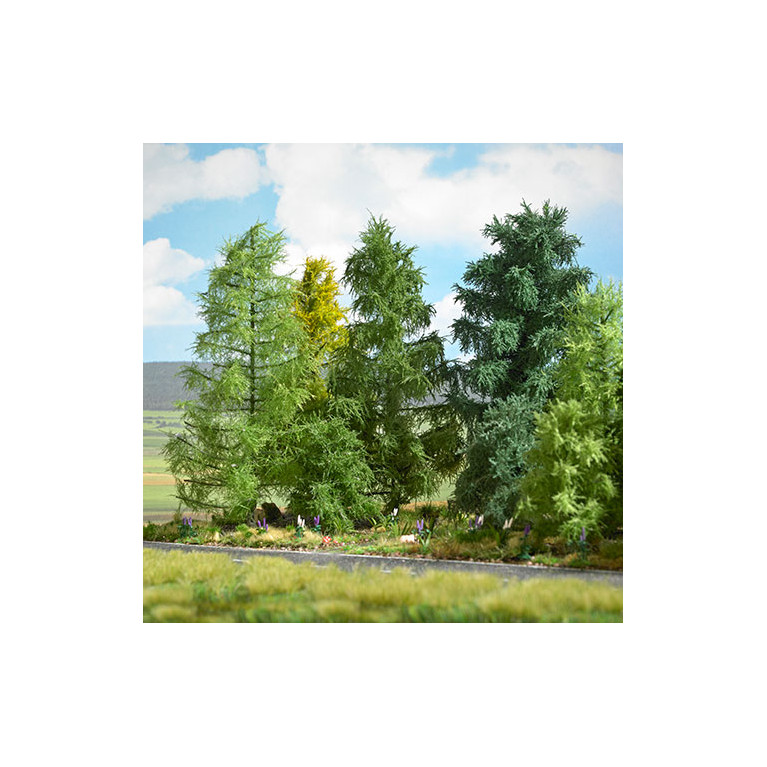 Mélèze, 210mm, bicolore de fin d'été - BUSCH 3817 - HO 1/87