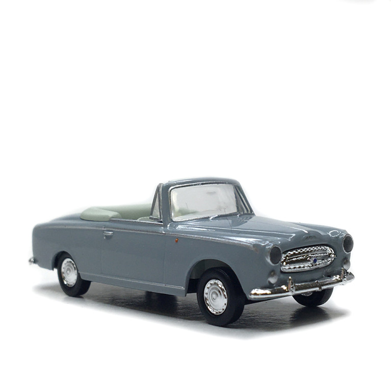 Peugeot 403, cabriolet, gris, 1956 - SAI 2537 - HO 1/87