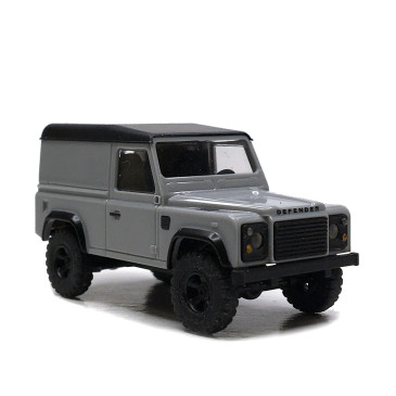 Land rover, Defender 90, gris - BUSCH 54356 - HO 1/87
