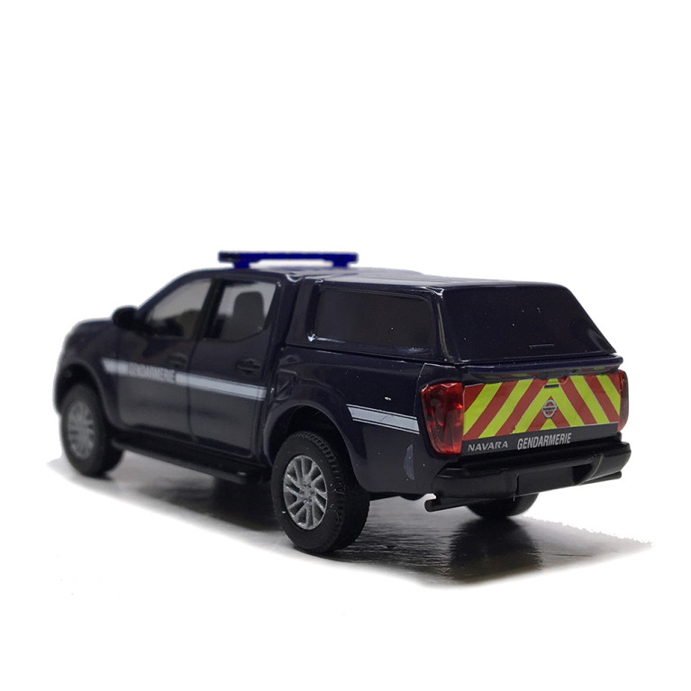Nissan, Navara D231, avec toit rigide, gendarmerie - BUSCH 53736 - HO 1/87