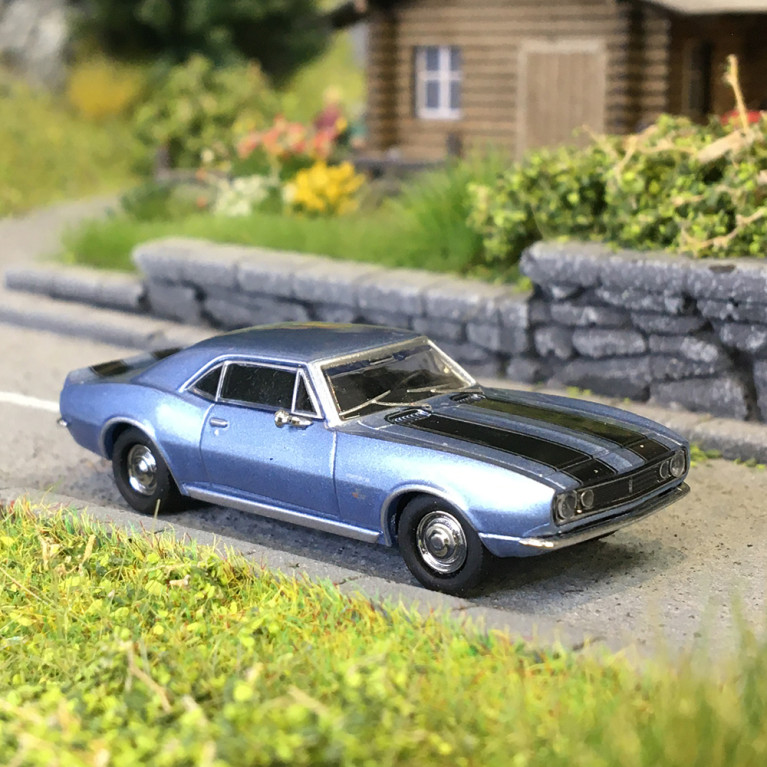 Chevrolet, Camaro, bleu, 1967 - Minichamps 870144021 - 1/87