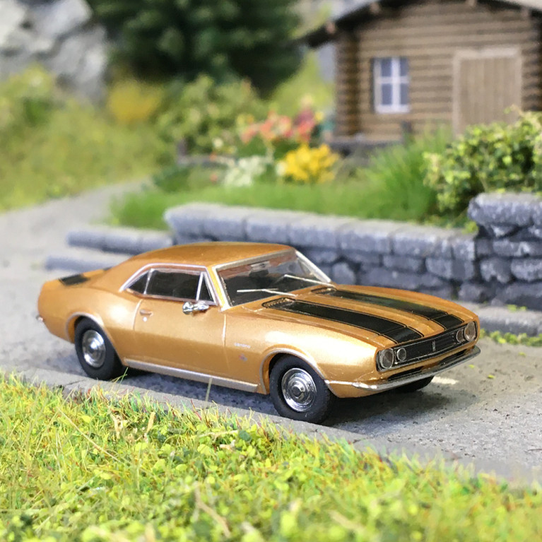 Chevrolet, Camaro, gold, 1967 - Minichamps 870144022 - 1/87