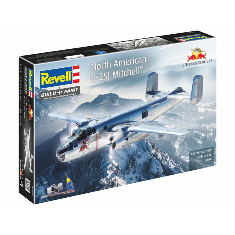 Coffret cadeau, Flying B-25J Mitchell - REVELL 05643 - 1/48