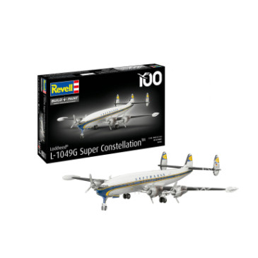 Lockheed L-1049G Super Constellation Lufthansa, model set - REVELL 63745 - 1/144