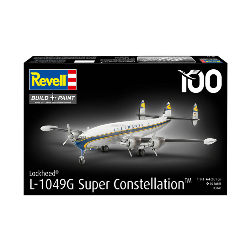 Lockheed L-1049G Super Constellation Lufthansa, model set - REVELL 63745 - 1/144