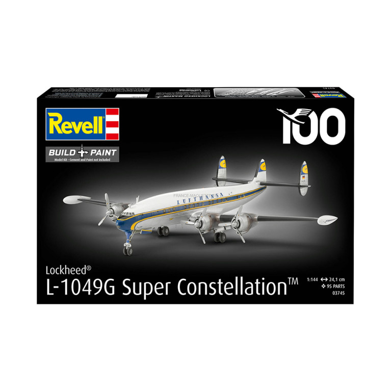 Lockheed L-1049G Super Constellation Lufthansa, model set - REVELL 63745 - 1/144
