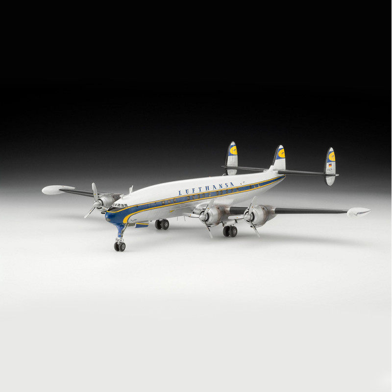 Lockheed L-1049G Super Constellation Lufthansa, model set - REVELL 63745 - 1/144