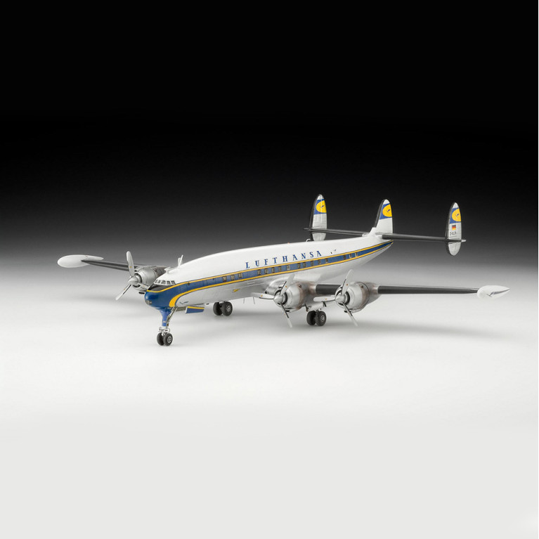 Lockheed L-1049G Super Constellation Lufthansa, model set - REVELL 63745 - 1/144