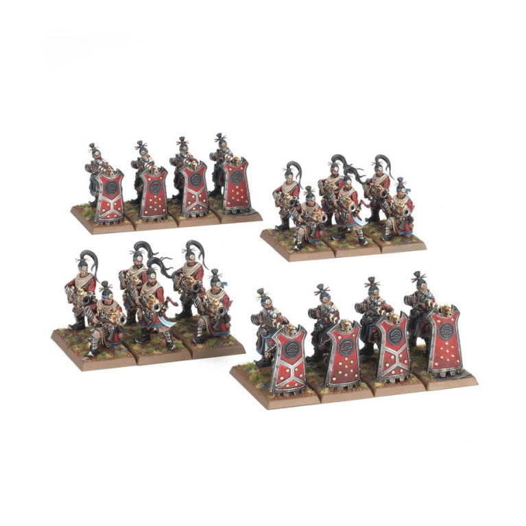 Warhammer The Old World, Grand Cathay, Fusiliers grêle de fer & équipes de canon grue - WARHAMMER 99122720011 06-215