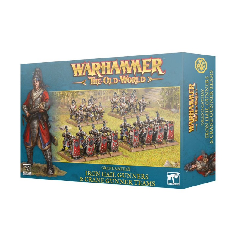 Warhammer The Old World, Grand Cathay, Fusiliers grêle de fer & équipes de canon grue - WARHAMMER 99122720011 06-215
