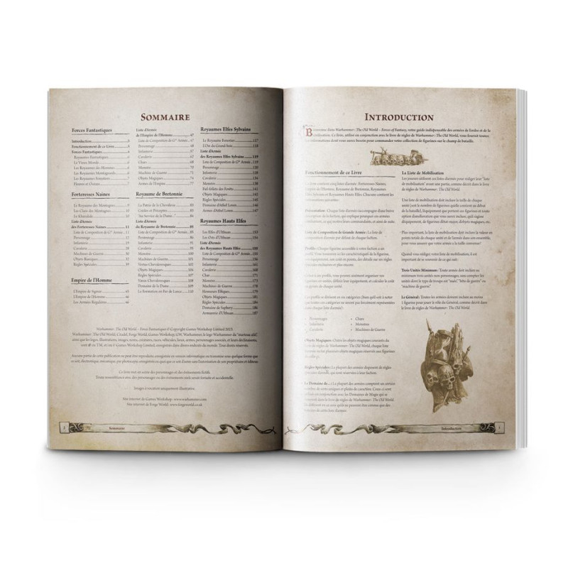 Warhammer The Old World, Listes d'Armée pour les forces du bien, Forces fantastiques  - WARHAMMER 01042799004 05-04