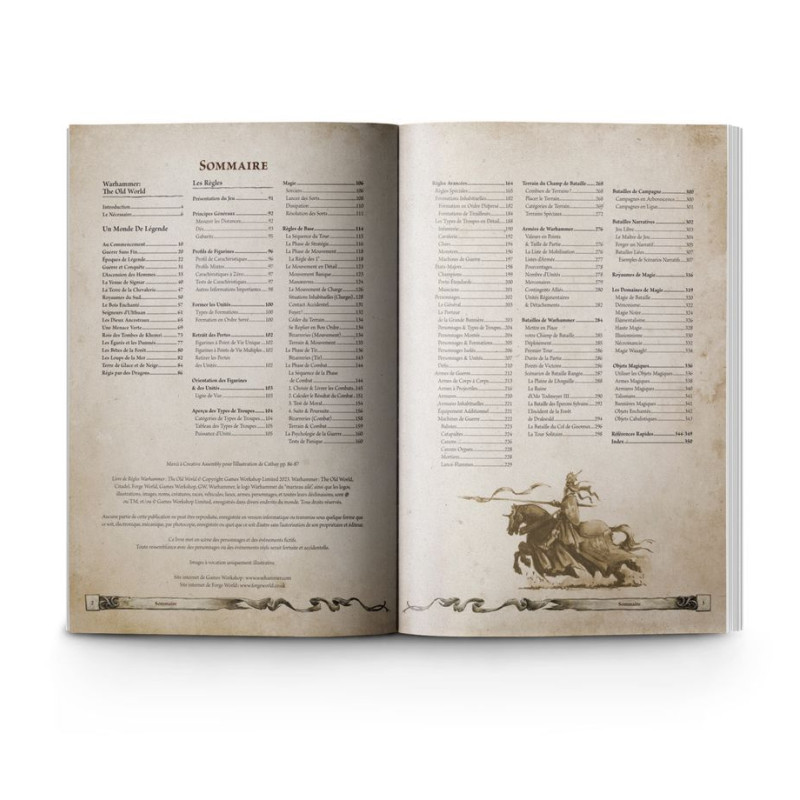 Warhammer The Old World, Livre de règles, Batailles fantastiques dans un Monde de légende  - WARHAMMER 01042799001 05-02