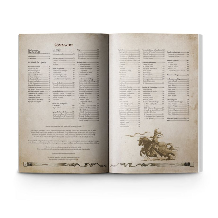 Warhammer The Old World, Livre de règles, Batailles fantastiques dans un Monde de légende  - WARHAMMER 01042799001 05-02